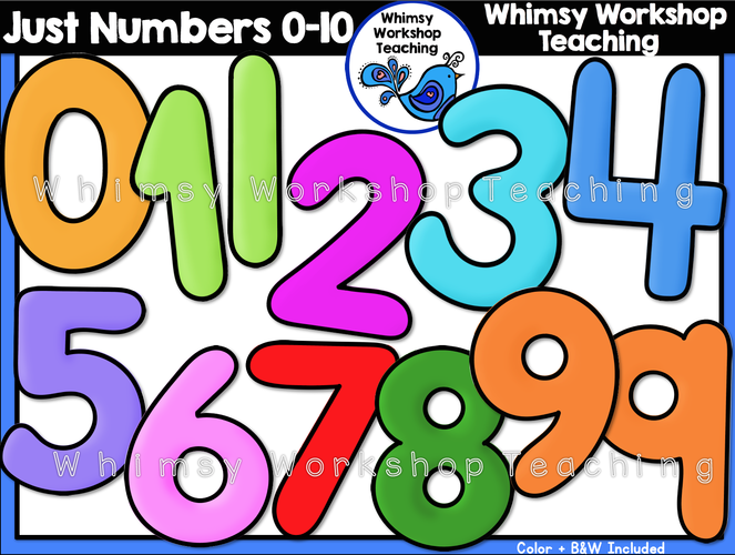 numbers clipart for teachers - photo #4