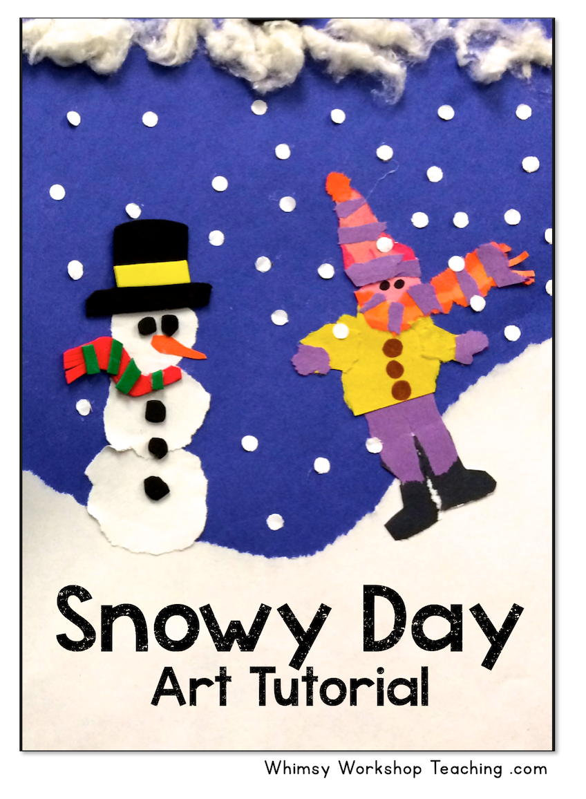 Snowy Day Art Tutorial - Whimsy Workshop Teaching