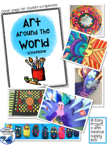 Art Around The World explores art from different cultures using 18 easy art lessons and literacy activities.