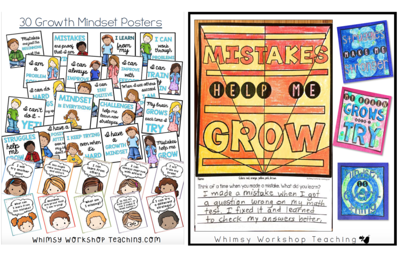 Growth Mindset Posters and Activities
