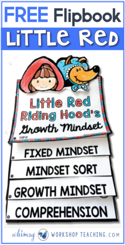 This free flip book can be used with any version of the fairy tale, and explores both STEM and Growth Mindset concepts!