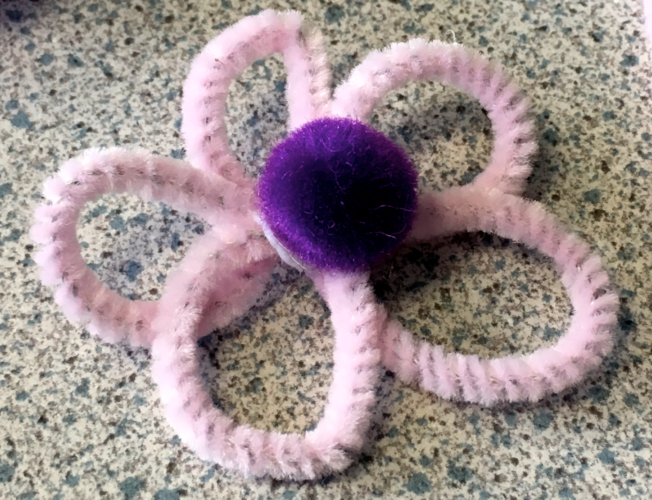 Pipe Cleaner flower rings