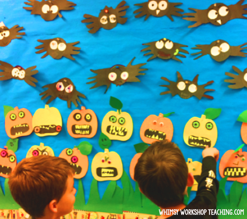 Cute and easy ideas for Halloween art and writing