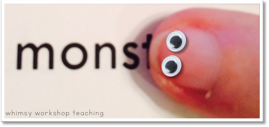 Add googly eyes or stickers to students' fingers during guided reading lessons