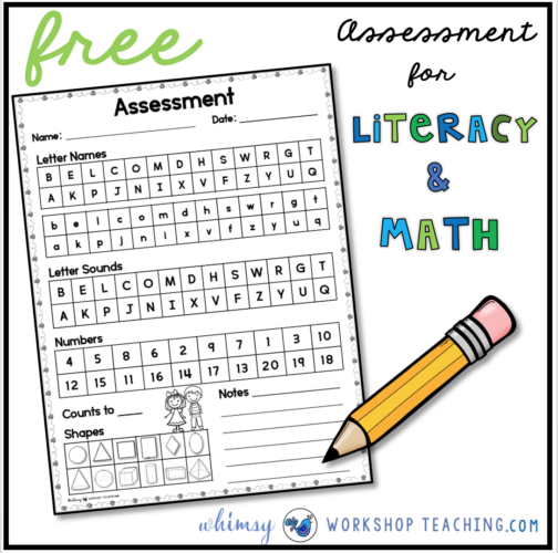 Free assessment pages