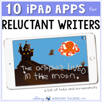 10 ipad apps for reluctant writers