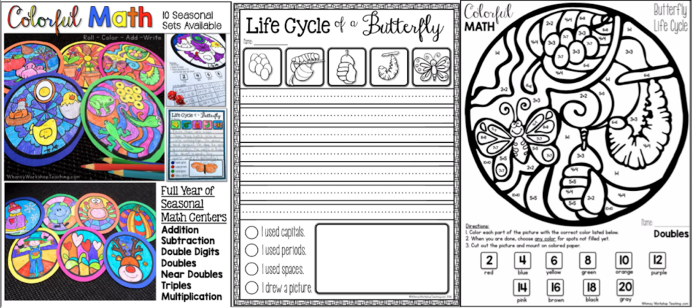 Colorful Math integrates math, writing, science and art!