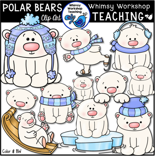 Polar Bears Clip Art