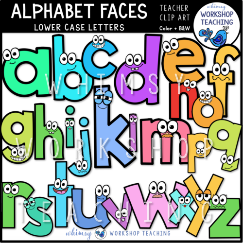 Alphabet Faces Lower Case WWT