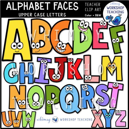 Alphabet Faces Upper Case WWT