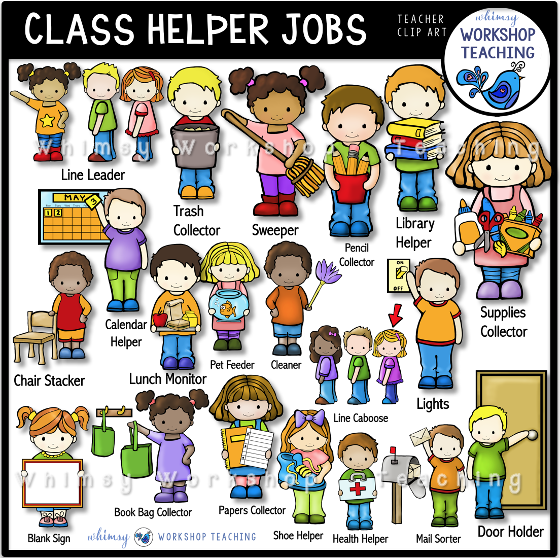 Class Helper Jobs Clip Art WWT.