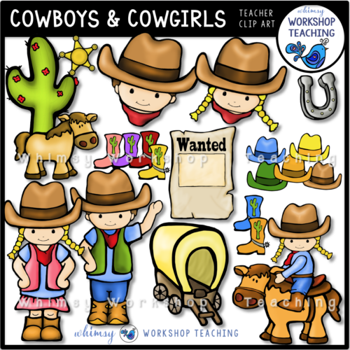 Cowboys and Cowgirls Clip Art WWT