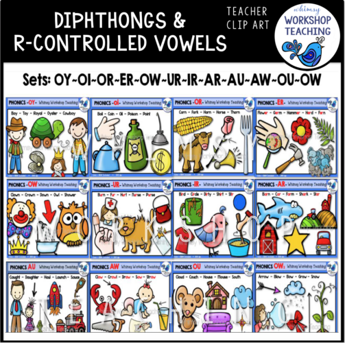 Diphthongs R Controlled Bundle WWT