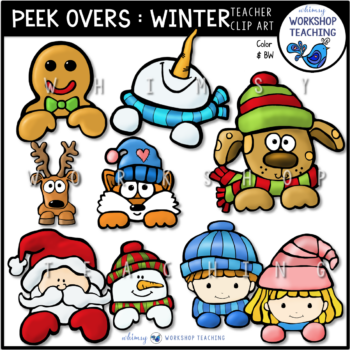 clip-art-clipart-images-color-black-white-animals-winter-peek-overs