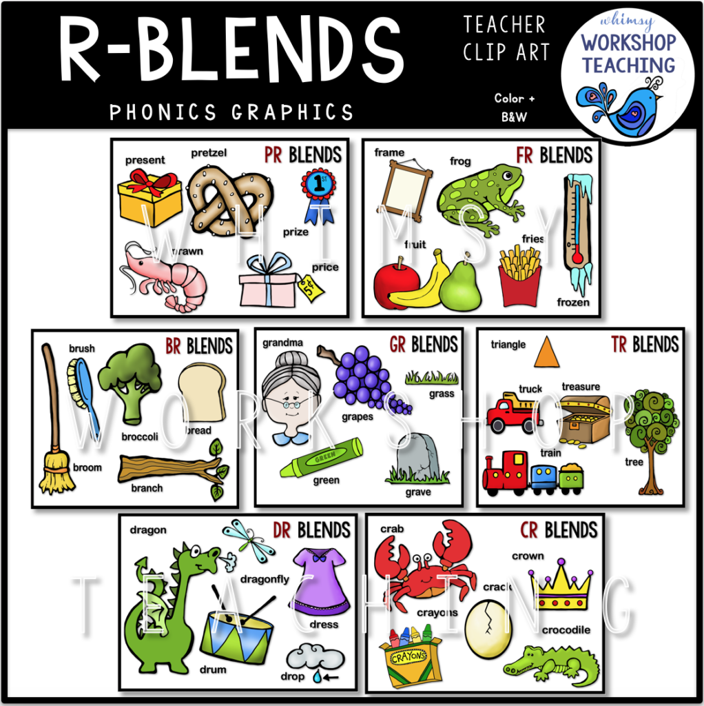 List 94+ Pictures r blends word list with pictures Completed