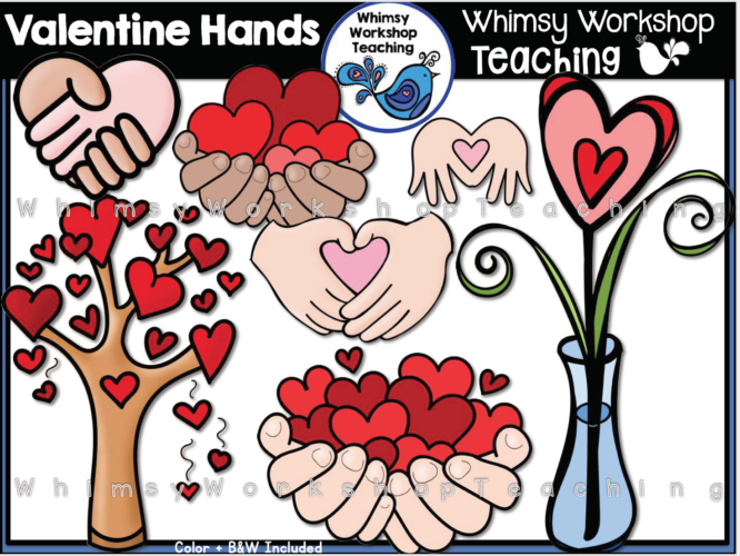 Hearts In Hands Clip Art