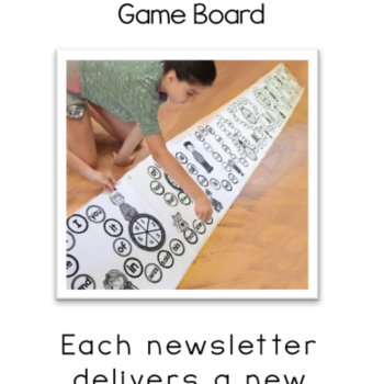 Giant Never-Ending Sight Word Game Board (free!)