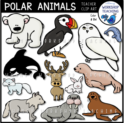 Polar Animals Clip Art