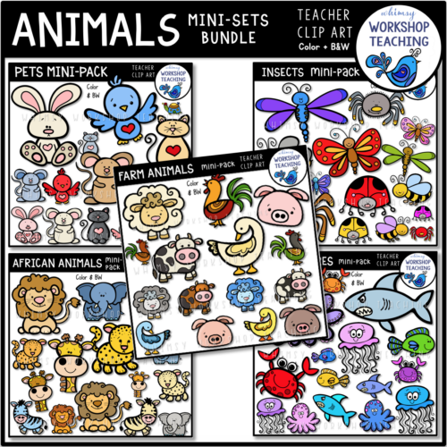 Animals Mini Sets 5 Pack