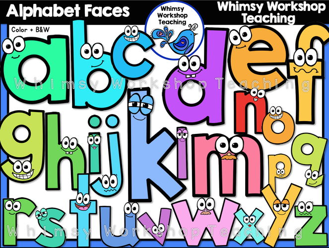 Alphabet Faces - Whimsy Workshop Teaching