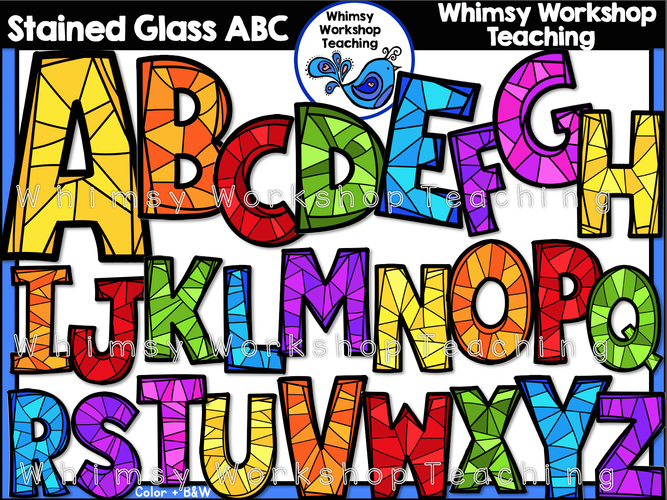 Stained Glass ABC