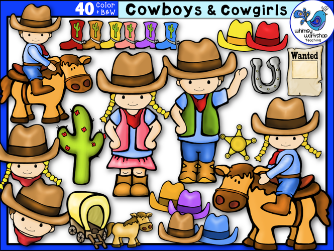 Little Kids Cowboys and Cowgirls