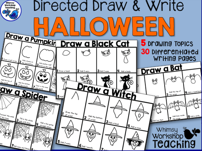 Directed Draw & Write Halloween