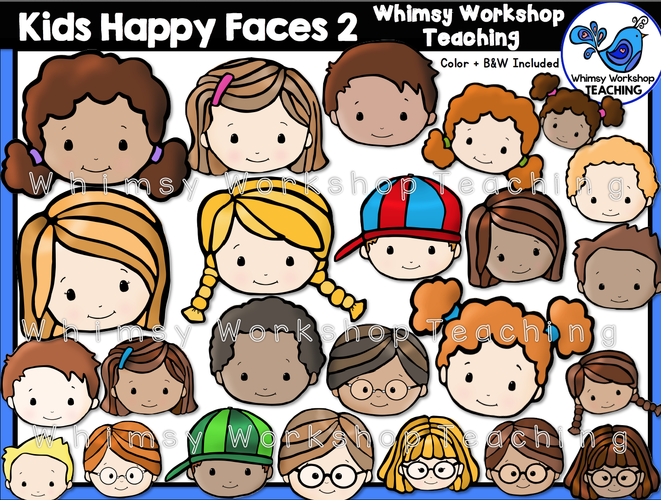 Little Kids Happy Faces 2