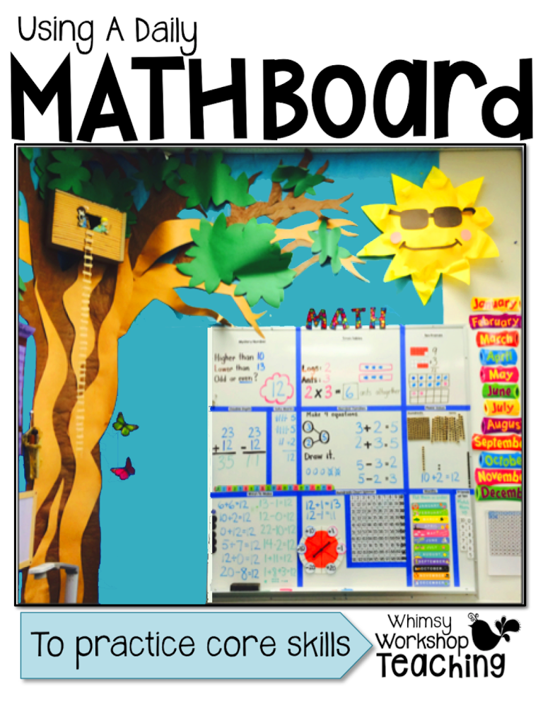 Math Board: Daily Practice - Whimsy Workshop Teaching