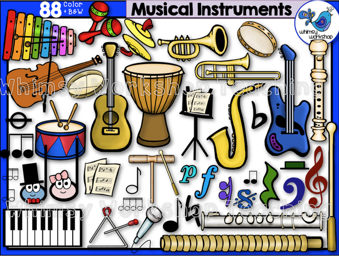 Little Kids Musical Instruments - Whimsy Workshop Teaching