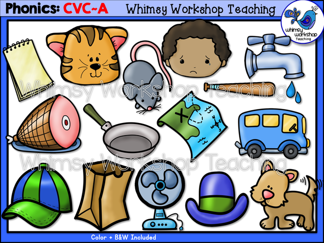 Phonics Set CVC A - Whimsy Workshop Teaching