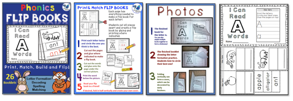 Phonics Flip Books