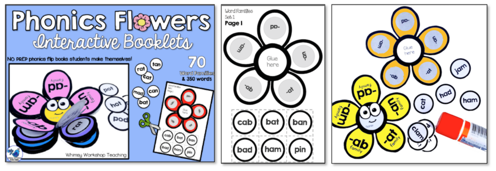 Phonics Flowers Interactive Booklets