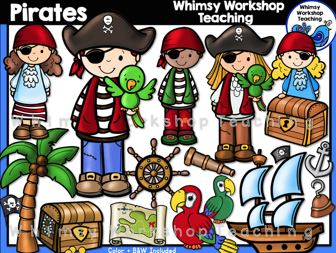 Pirate Clip Art  Made By Teachers