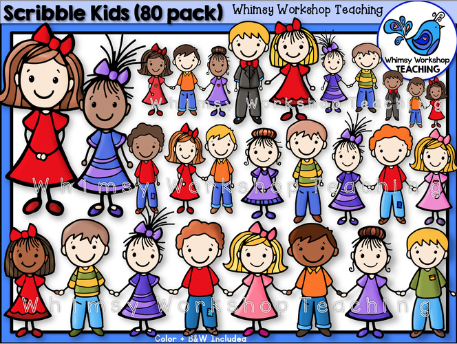 Little Kids Scribble Kids 80-pack