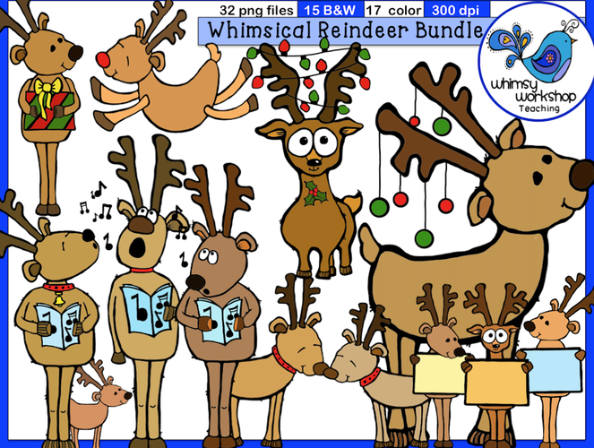 Whimsical Reindeer Bundle