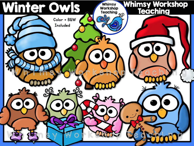 Winter Owls Whimsy Workshop Teaching