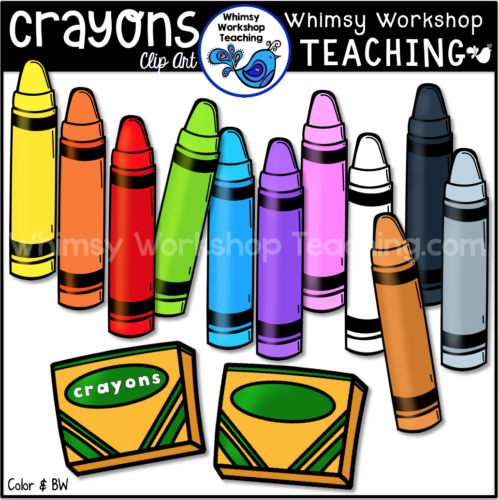 Crayons Clip Art pack 