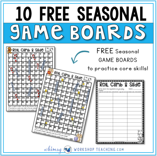 10 FREE seasonal math games