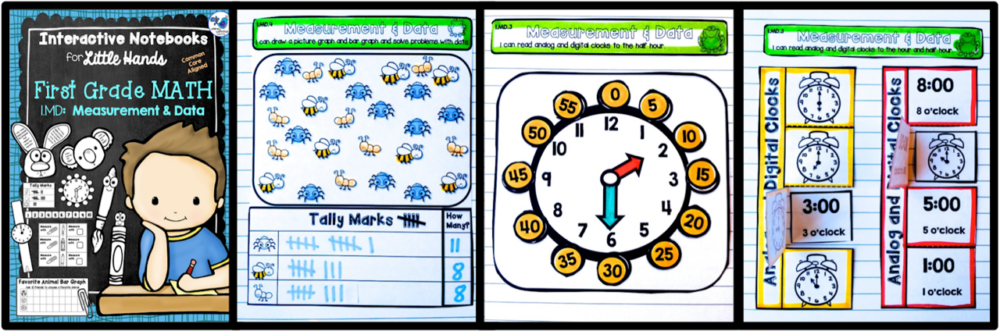 Math Interactive Notebook Measurement & Data