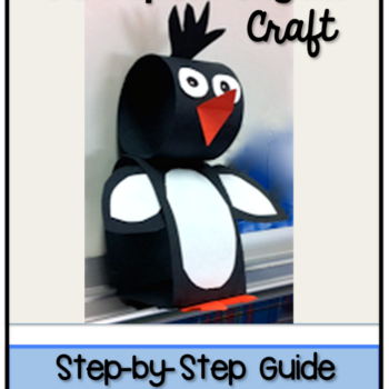 3D Paper Penguin Craft