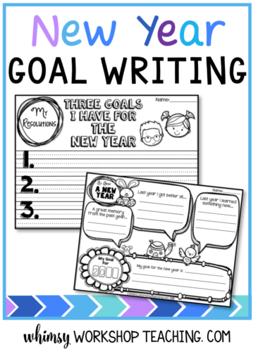 Writing Templates For The New Year (Free) - Whimsy Workshop Teaching