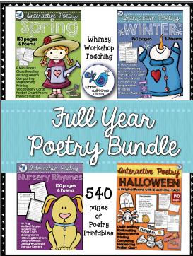 Poetry all through the seasons with this bundle of four poetry sets to ...