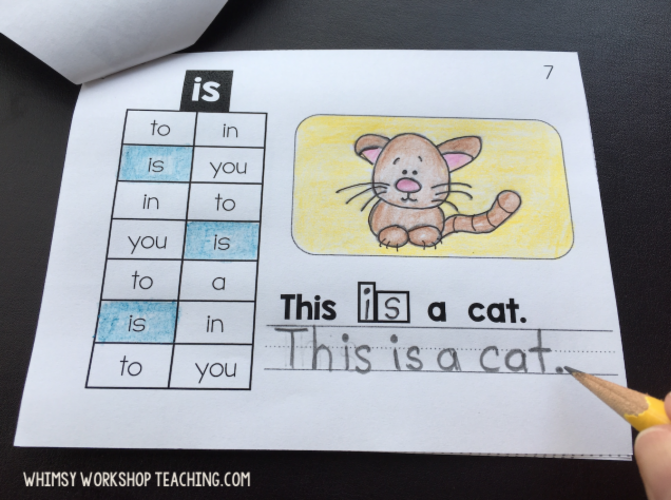 Practice sight words in context with these little sight word sentence booklets using search grids and expanding sentences