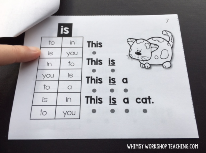 Practice sight words in context with these little sight word sentence booklets using search grids and expanding sentences