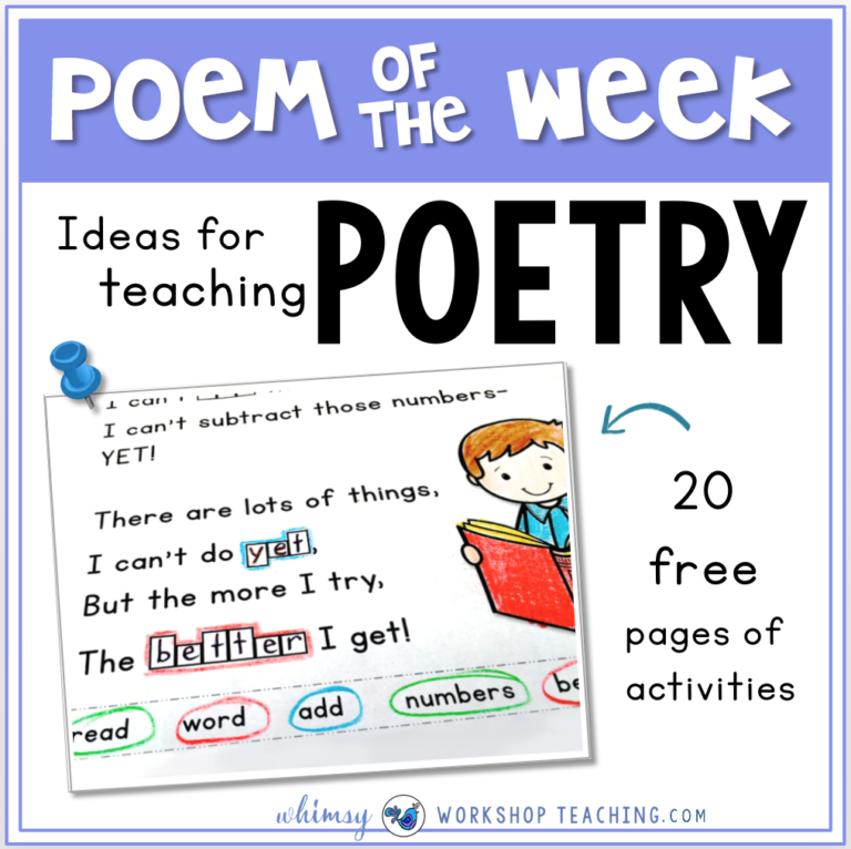 Poetry: Interactive Activities - Whimsy Workshop Teaching