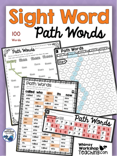 Sight Words - Path Words