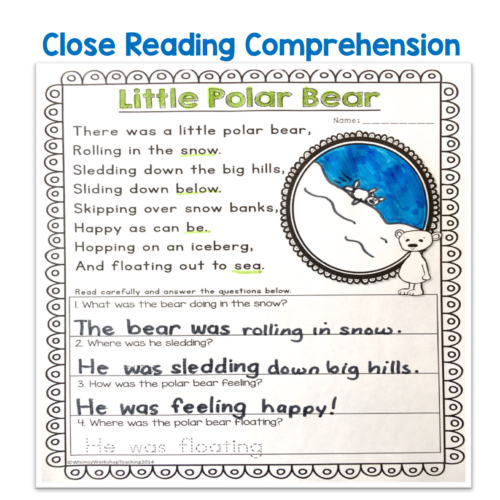 Poetry is perfect for seasonal writing centers all year long, as well as close reading and phonics activities to build mastery and confidence in reading and writing.