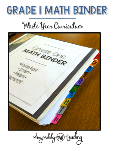 Entire Year Math Binder 2300+pgs - printables, centers, assessment, posters