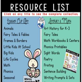 Grab this clickable catalogue so you can find anything you need at my tpt store right away. It's always up to date! (free)